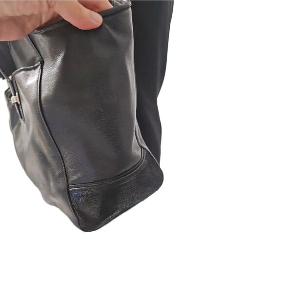 Coach Dark Leather Shoulder Bag - Picture 5 of 16
